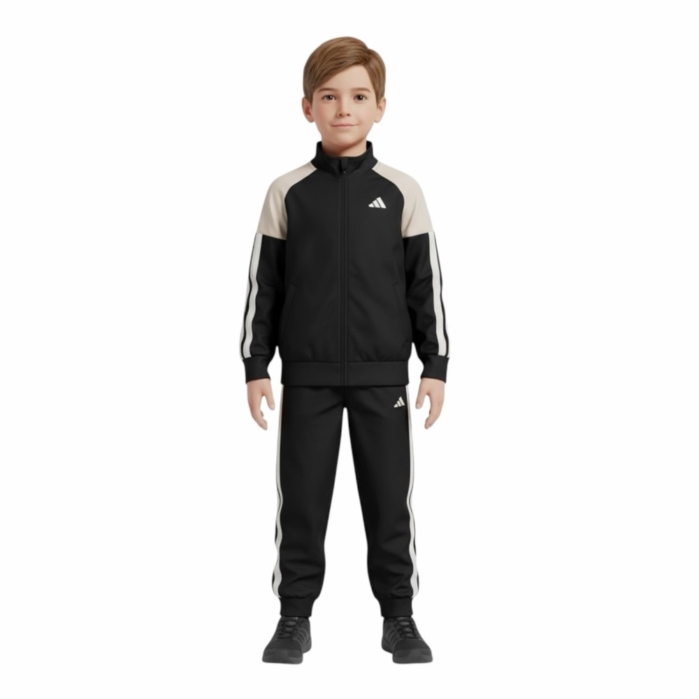 NWT/Adidas/Boys/Girls/Classic Tricot Track Jacket & Pants Set/Size: 5